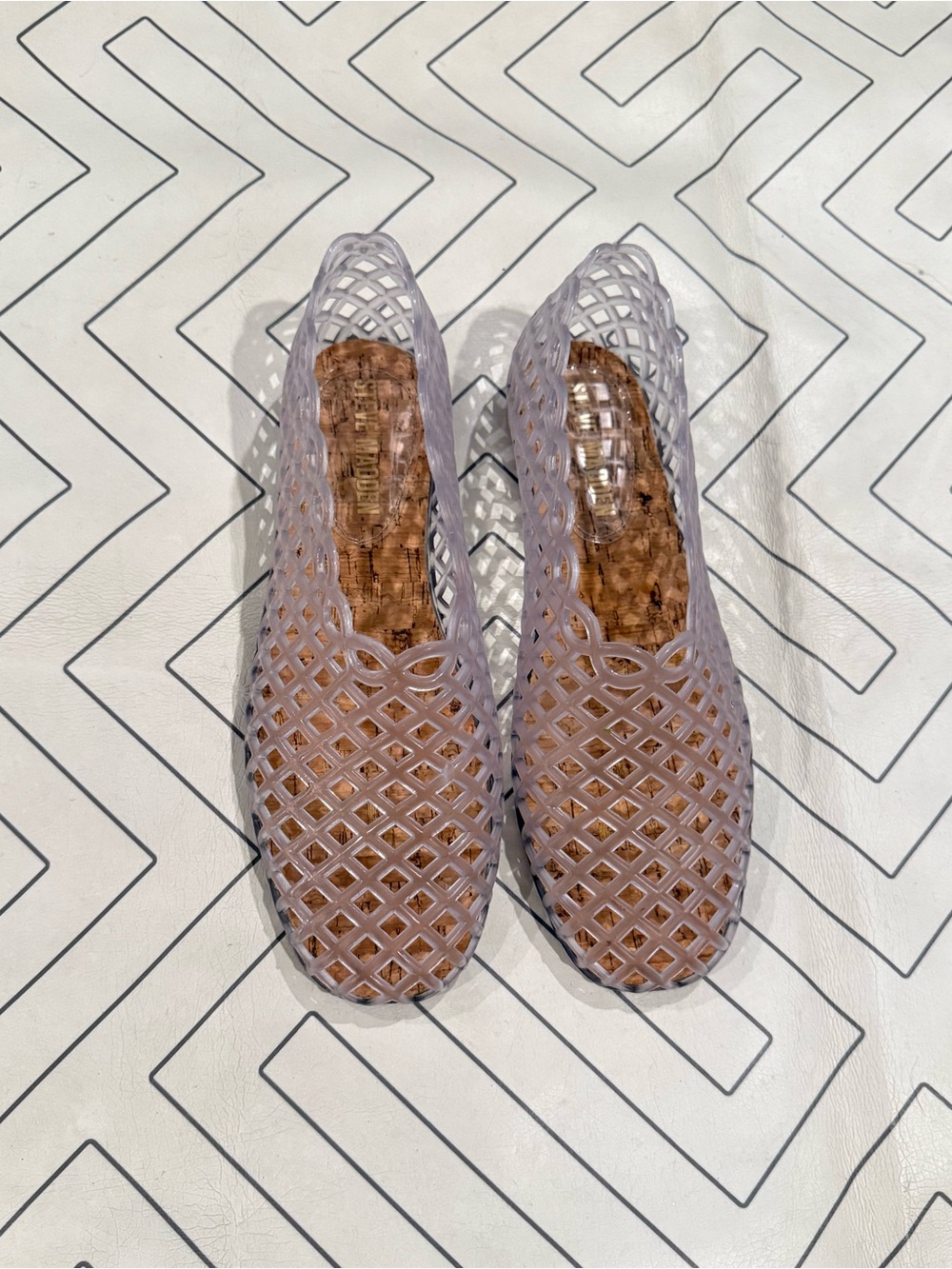 Steve Madden Grove Clear Jelly Flat - Picture 2 of 12